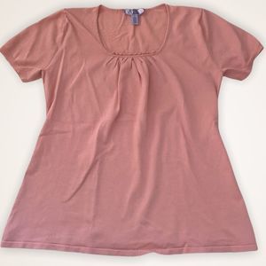 NINE & CO. by Nine West Short Sleeve Lightweight Sweater